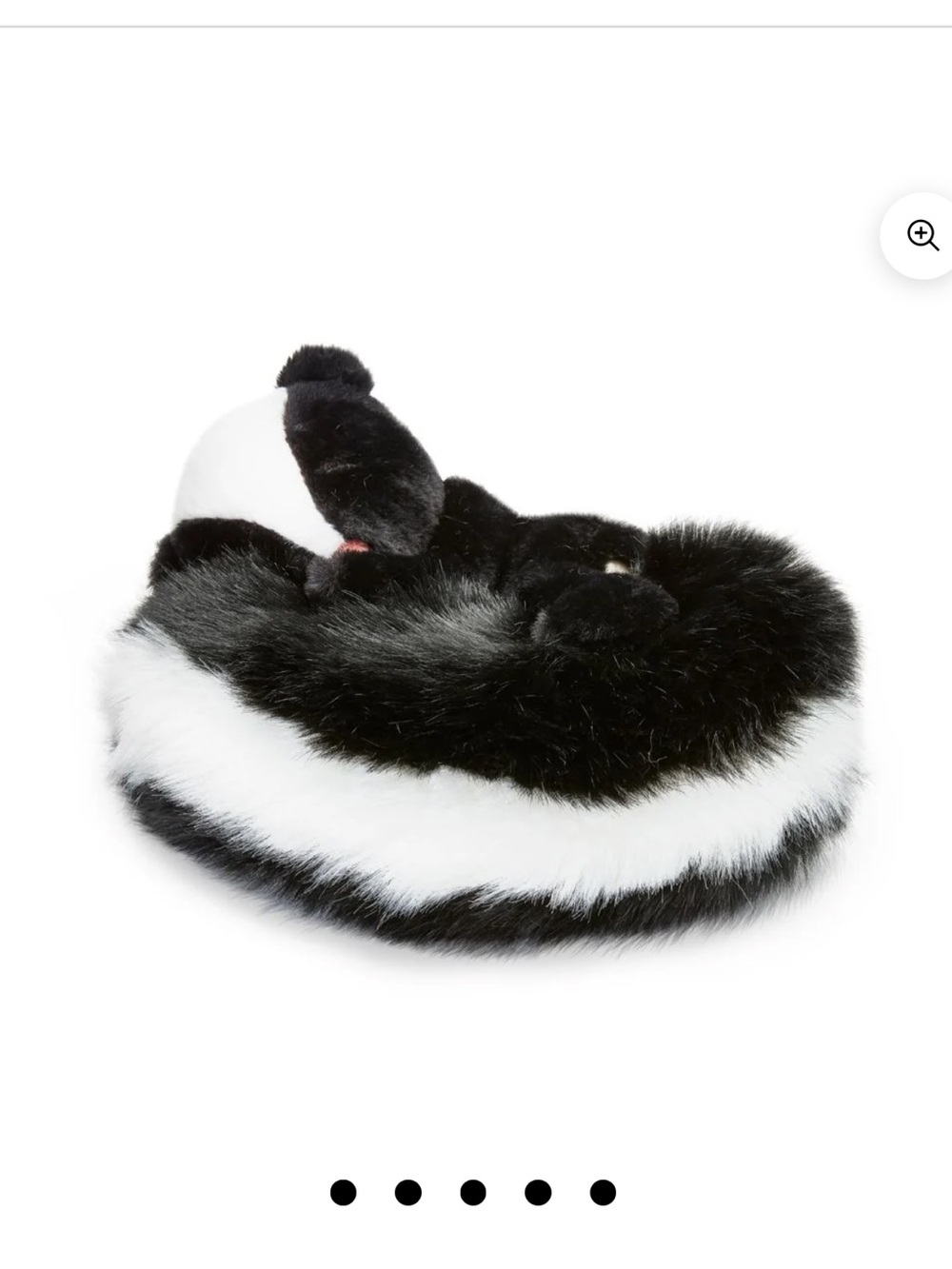 NWT FAO Schwartz 10” Big Tails Skunk Plush